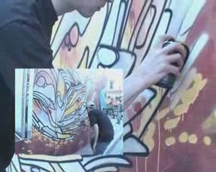 festival Potos Carrés 2008 - performance graffiti