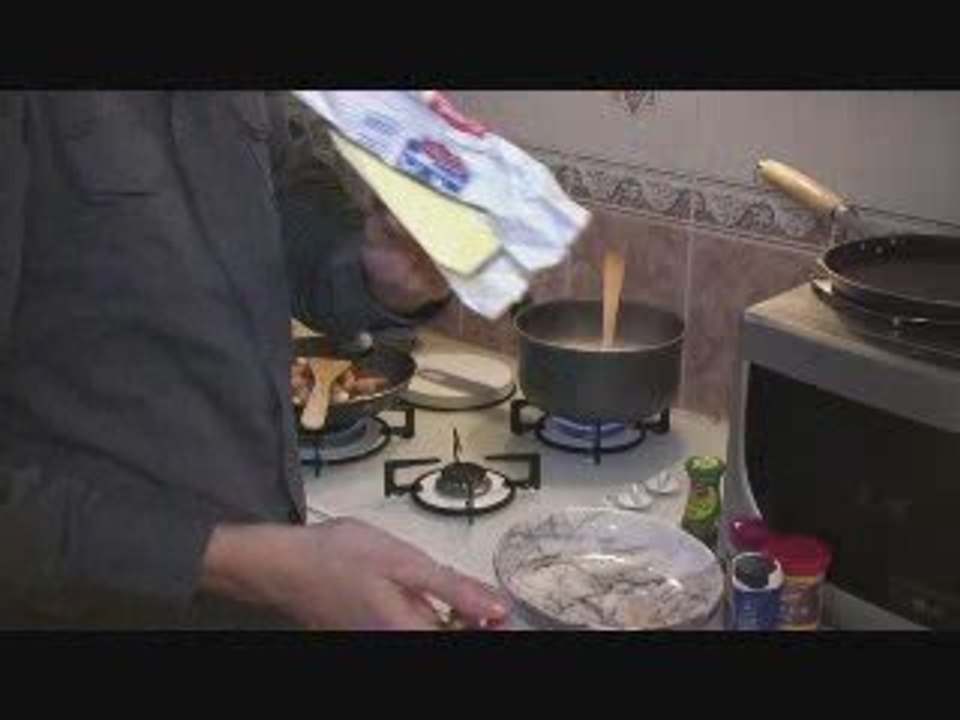 Gambas whisky cuisine