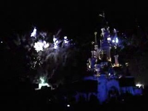 feux d'artifices disneyland paris été 2009