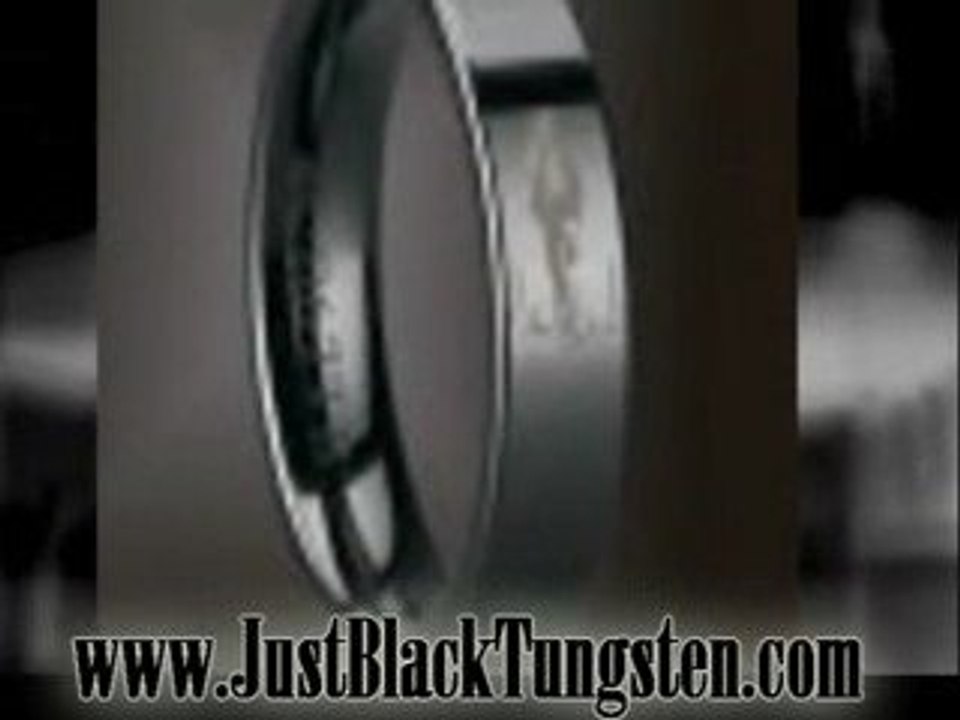 Affordable Black Tungsten Carbide Wedding Bands and Rings