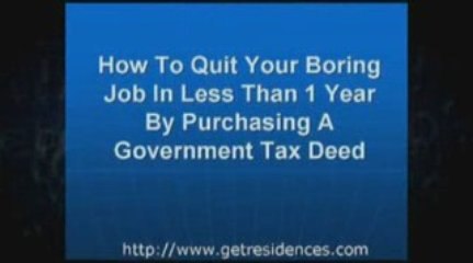 Tax Deed Sales Training