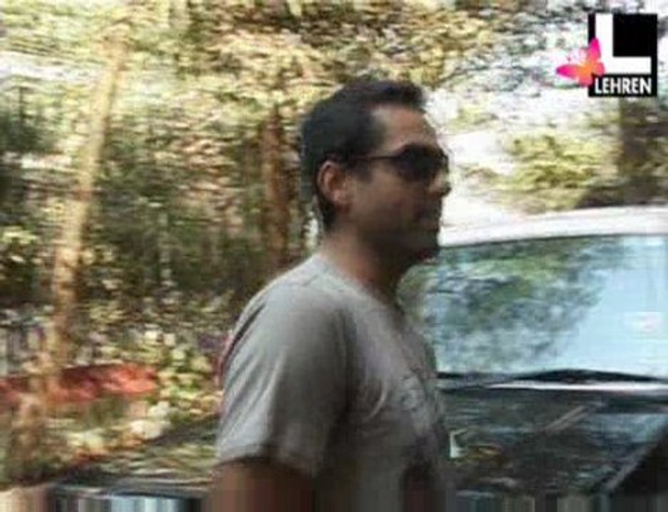 Abhay Deol attends welding class