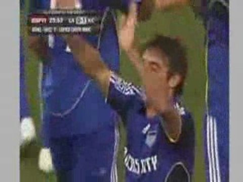 Claudio Lopez 60 Yards Goal LA Galaxy vs Kansas City Wizards