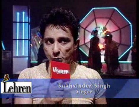 on the sets with Sukhvinder Singh