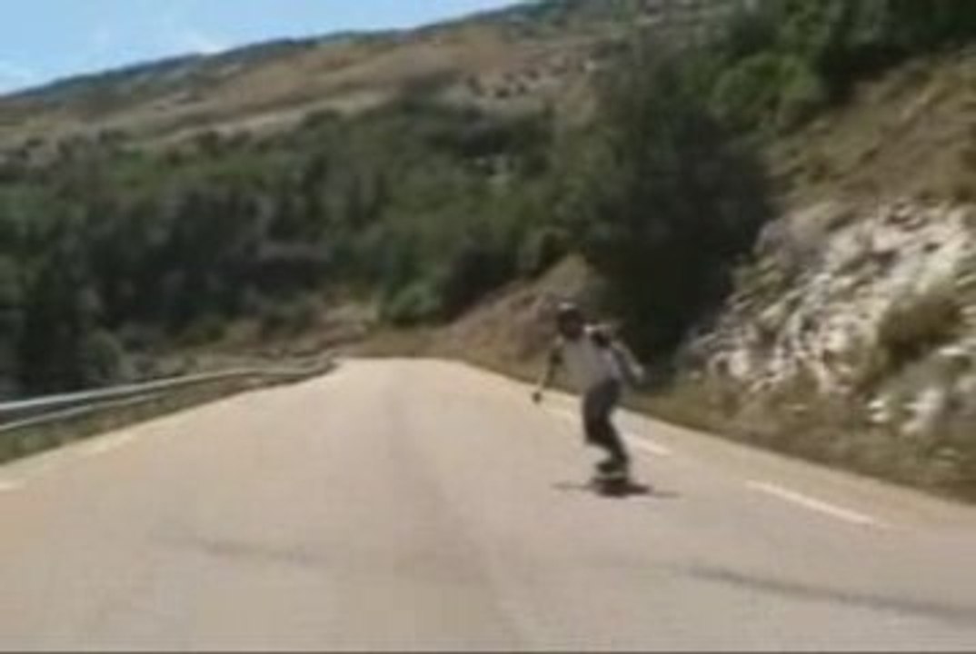 longboard dfract face plant
