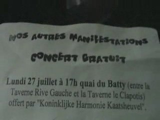 Tour de Wallonie 2009 concert gratuit