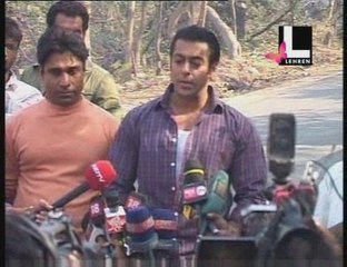 Bollywood Actor Salman Khan Nervous