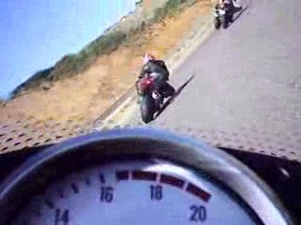 Ales le 26/07/09, Lionel et Franck pour une arsouille moto !