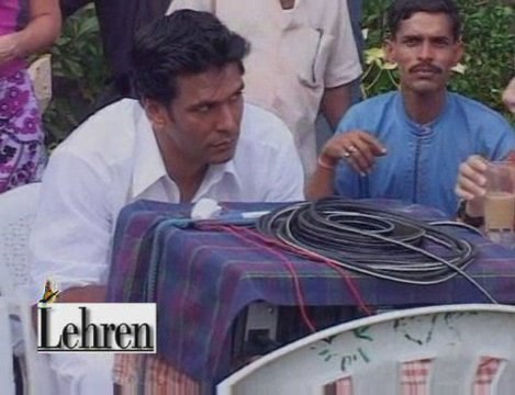 On Sets Of Roshini With Milind Soman