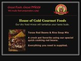 House Of Gold Gourmet food Mixes