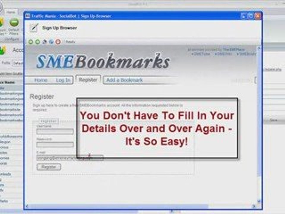 SocialBot - Traffic - Social Bookmarking On Steroids