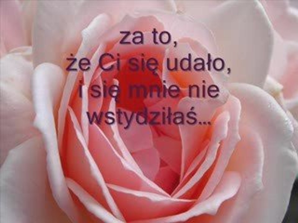 Mamo dla Ciebie jestem