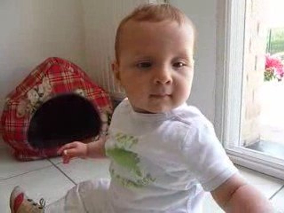 hugo fait du 4 pattes