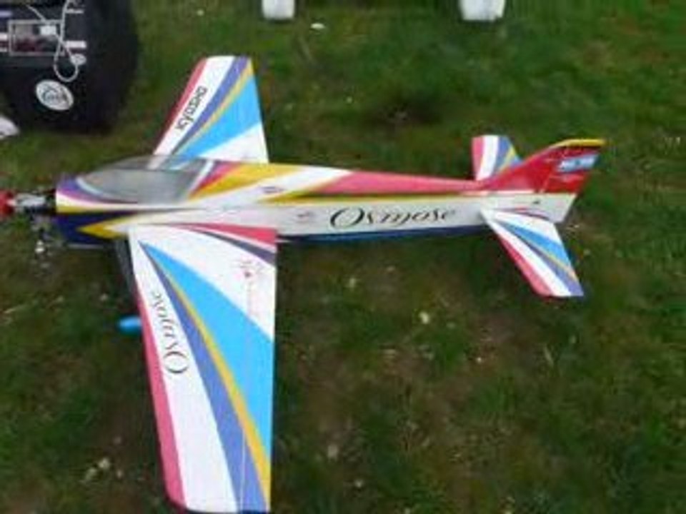 Osmose kyosho et rodage moteur saito 62 fa