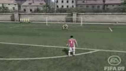 Fifa 09 - Arène : Fabregas saute au-dessus du gardien