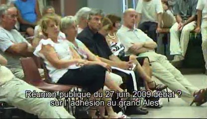 réunion publique pour l'adhésion au grand Ales