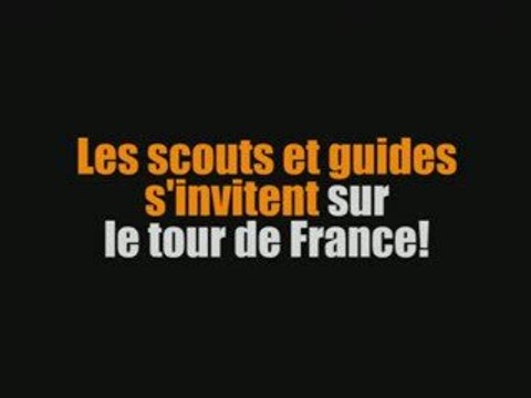 Les Scouts et Guides s'invitent sur le tour de France