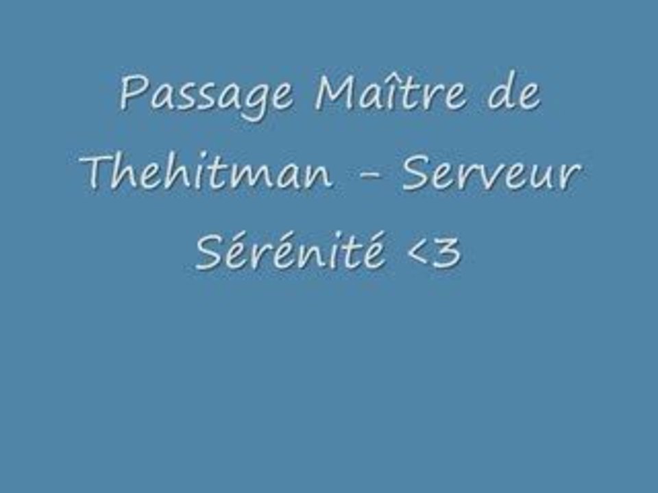Passage Master Thehitman