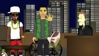 [Cartoon Parody] Drake & Lil Wayne On A Late Night Talk Show