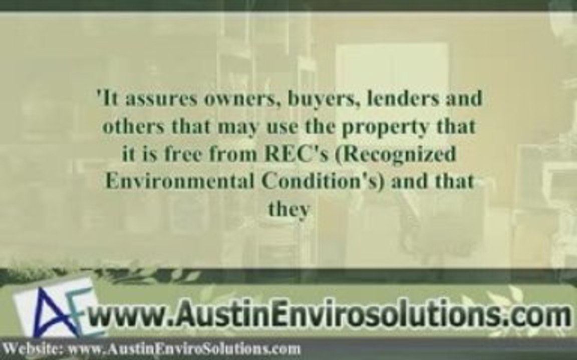 Lead Inspection Is Needed For Site