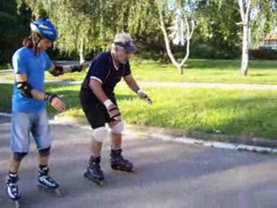 Skatiing first Lesson, The End