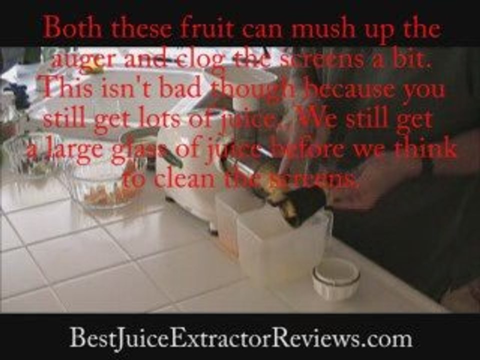 Omega 8003 juicer review - Part 2