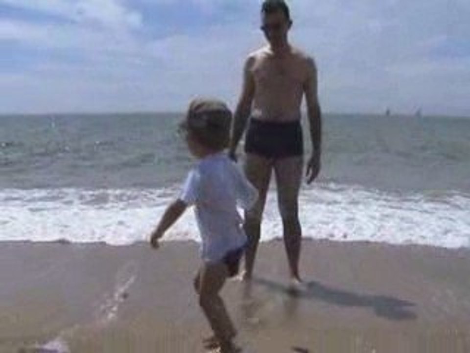 1er bain dans l'Atlantique