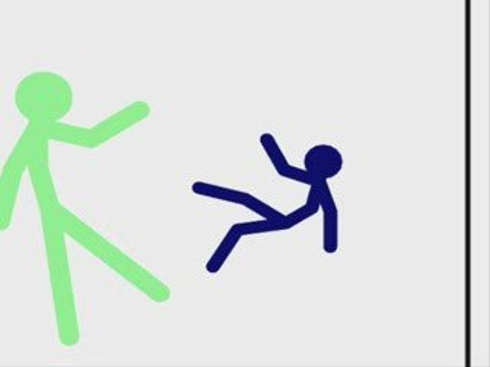 Pivot stick annimator combat