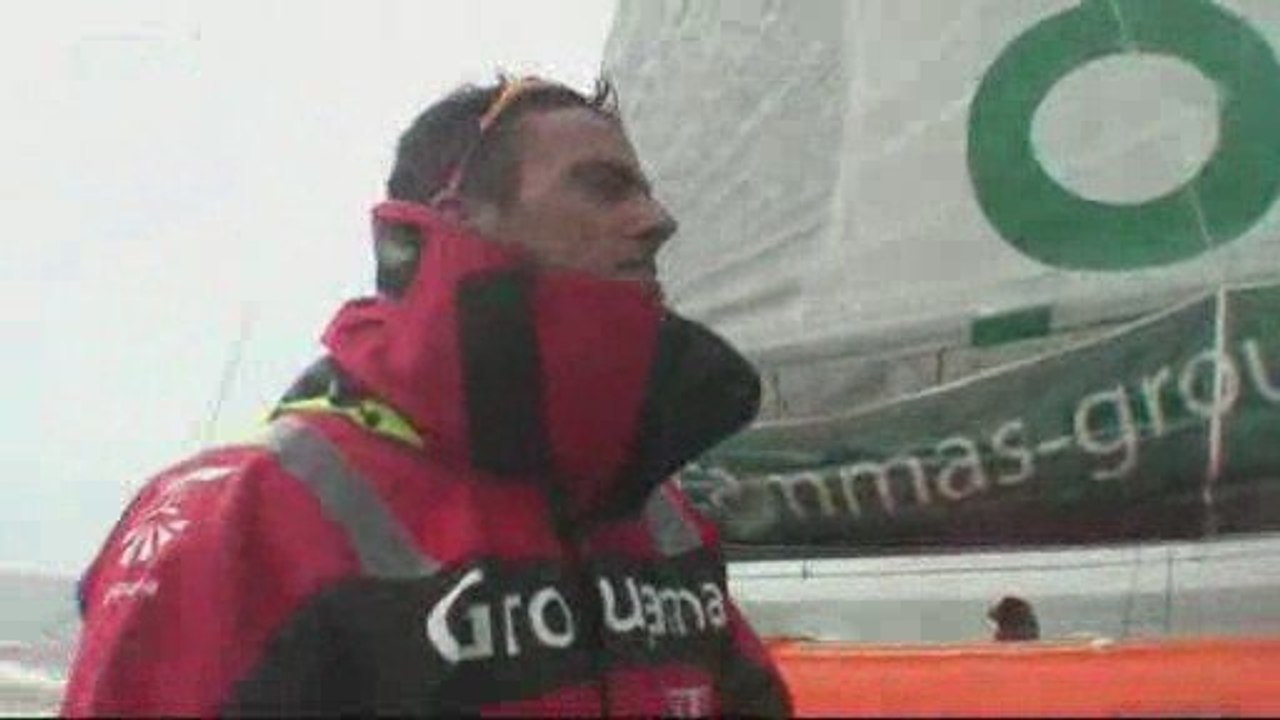 Groupama 3 s’attaque à l'Atlantique Nord