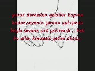 kalacak yerleri yok ellerimin