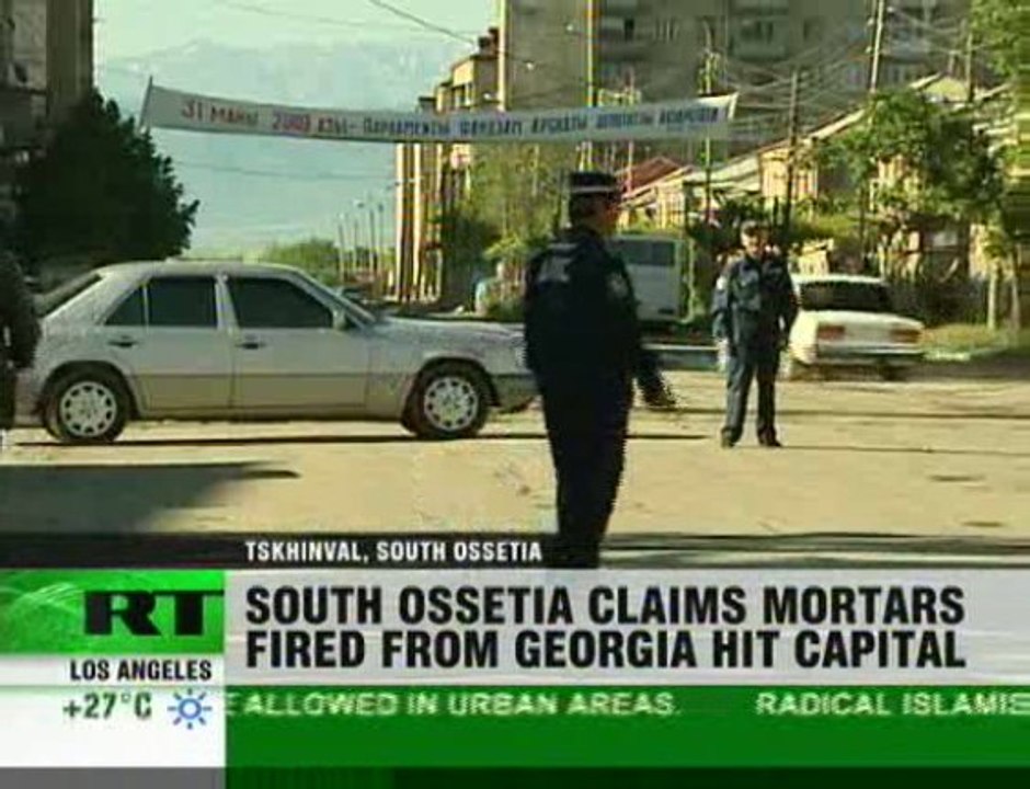 S. Ossetia under fire from Georgian territory