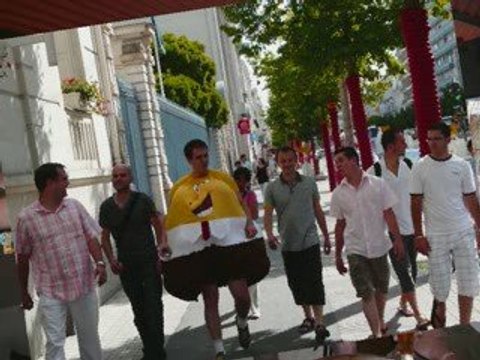 enterrement vie de jeune fille et garçon