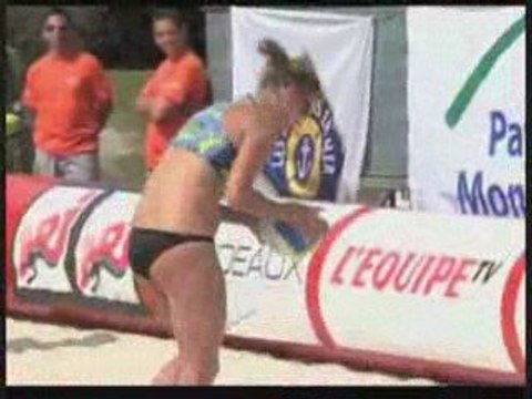 Finale femmes Montbeliard 2ème set 2009