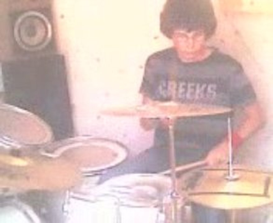 Pierrick a la batterie