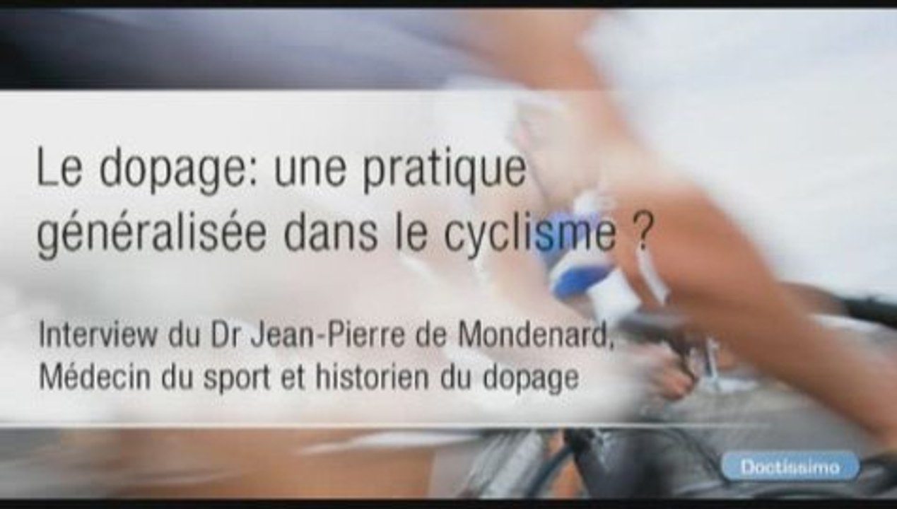 dopage pratique généralisée