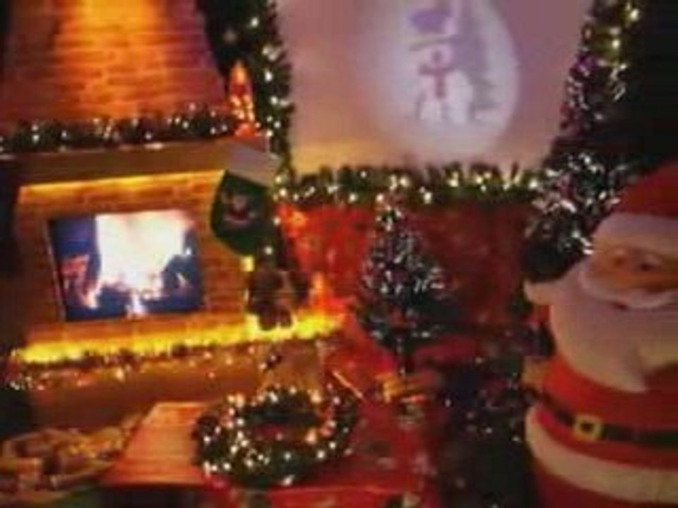 maison décore de noel par des amateurs