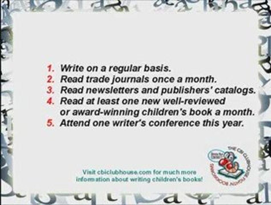 Write for Success: 7 Tips For Children's Book Writers