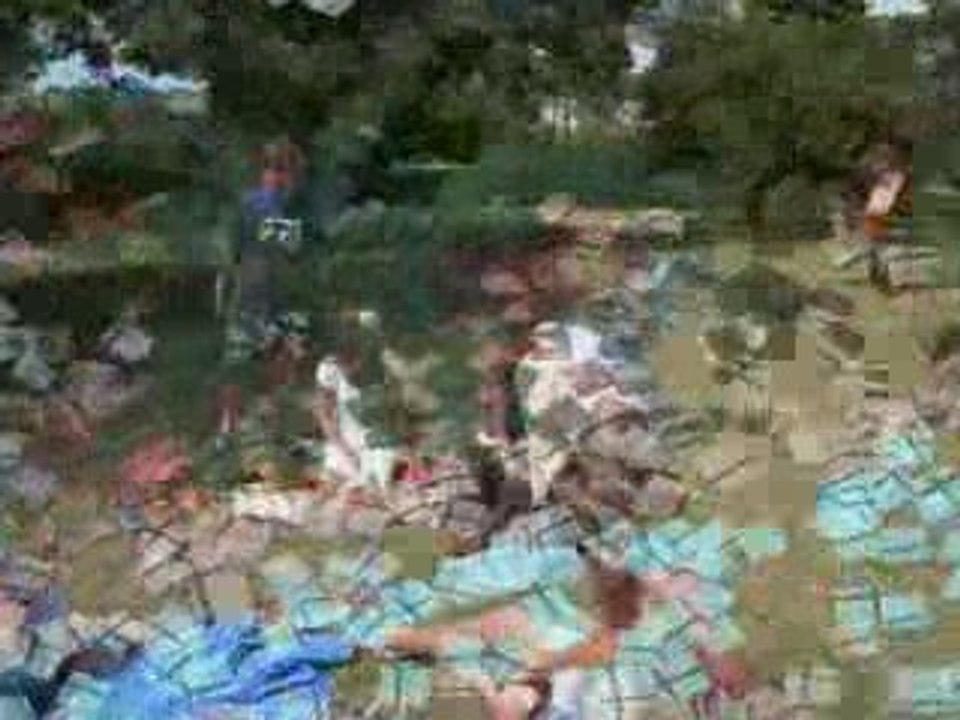 Village sous les pins