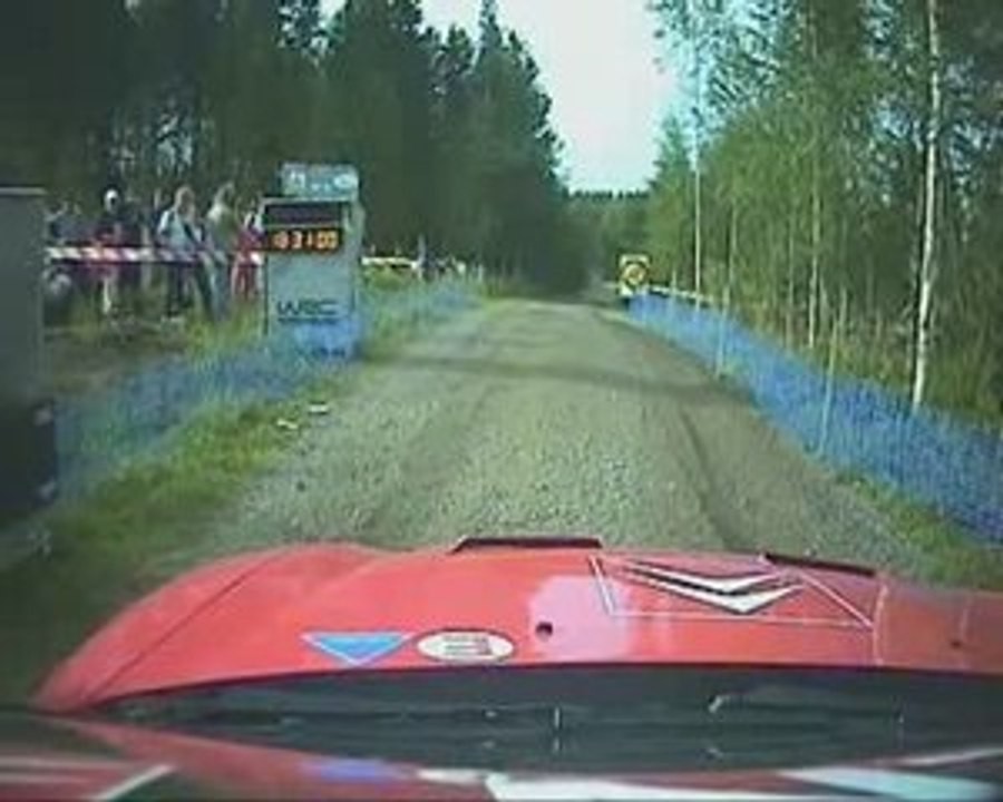 Caméra Embarquée Loeb-Elena Rallye de Finlande 2005