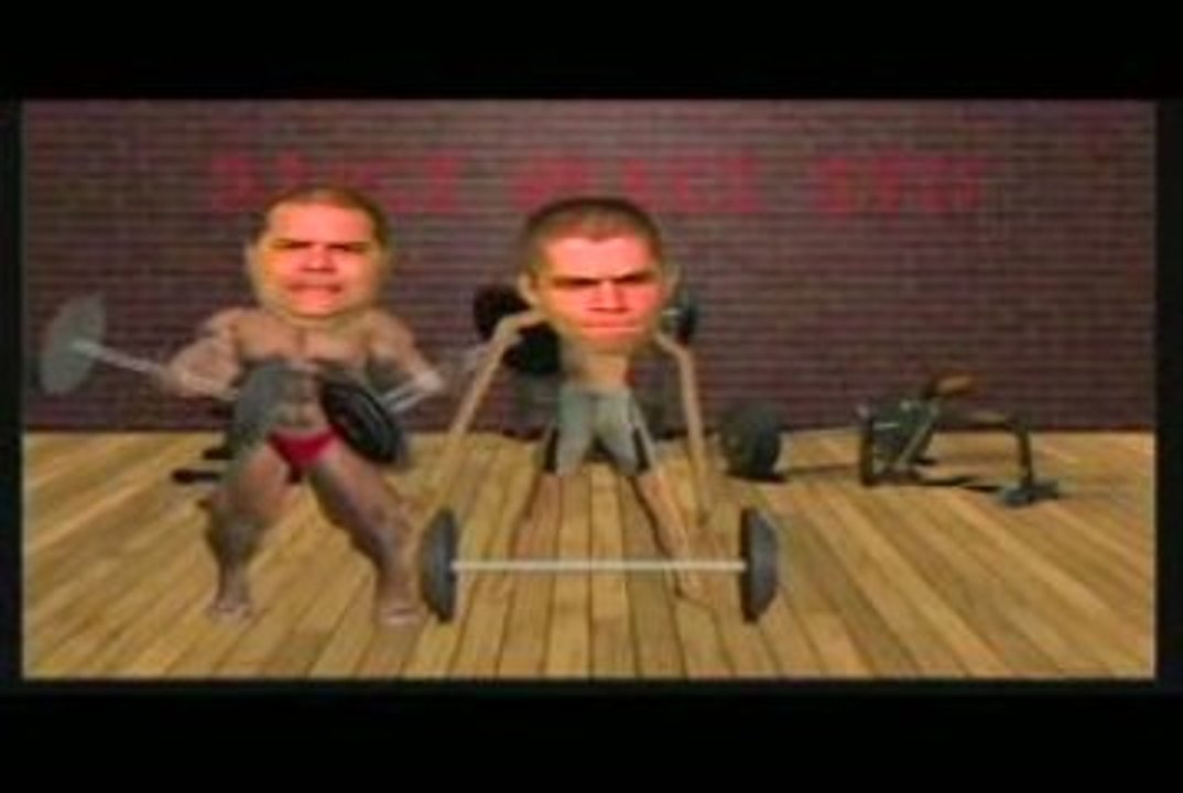 Augusto and Da Rosa dance heads
