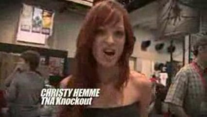 Footage of TNA Wrestling @ Comic Con 2009