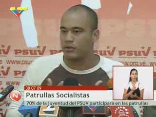 Juventud PSUV iniciaprocesoconformación patrullas socialista