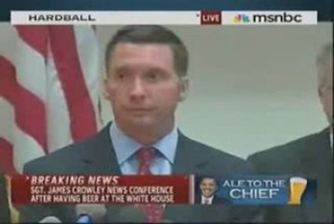 Obama "Beer Summit" , Crowley Press Conference
