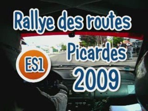 Rallye des Routes Picardes 2009 prologue G.Antoine-M Mauvais