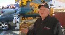 NHRA Racer Warren Johnson Heads Down the Track in Nationals