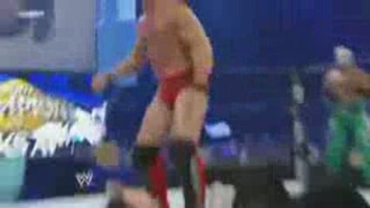 170709 Jeff Hardy Rey Mysterio vs Cris Jericho and Dolf Zigg