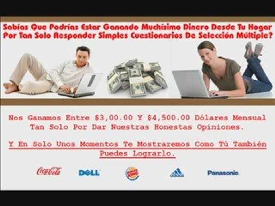 Como ganar dinero en internet, llenando encuestas