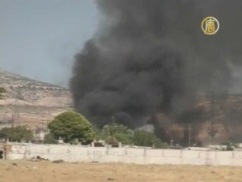 Лесной пожар в Греции