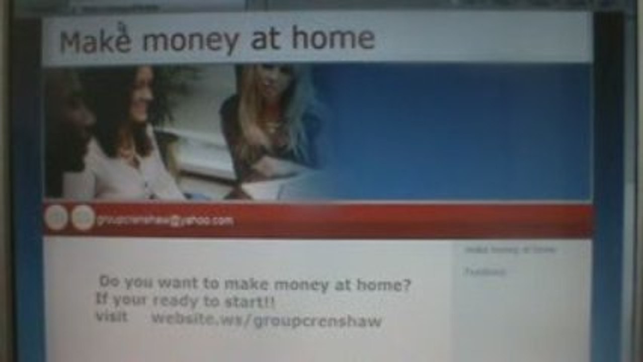 How to make money online... www.groupcrenshaw.ws... FREE!!!