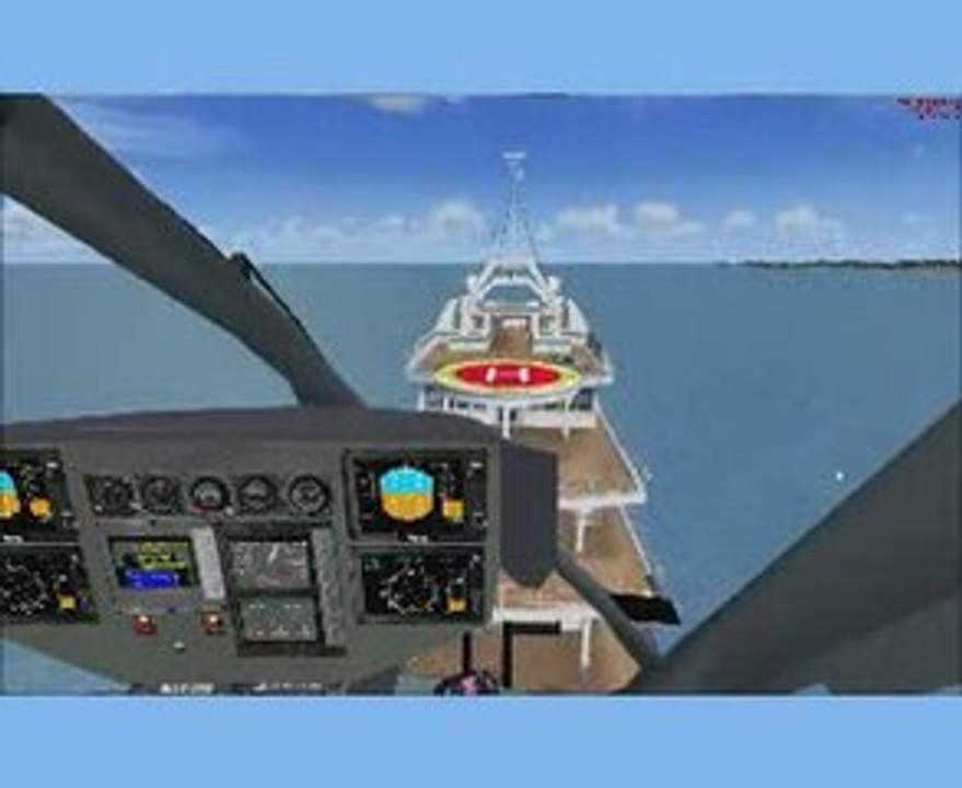 FSX EC-135 du SAMU-13 - Vidéo de BOUBA-57 - 1er aout 2009